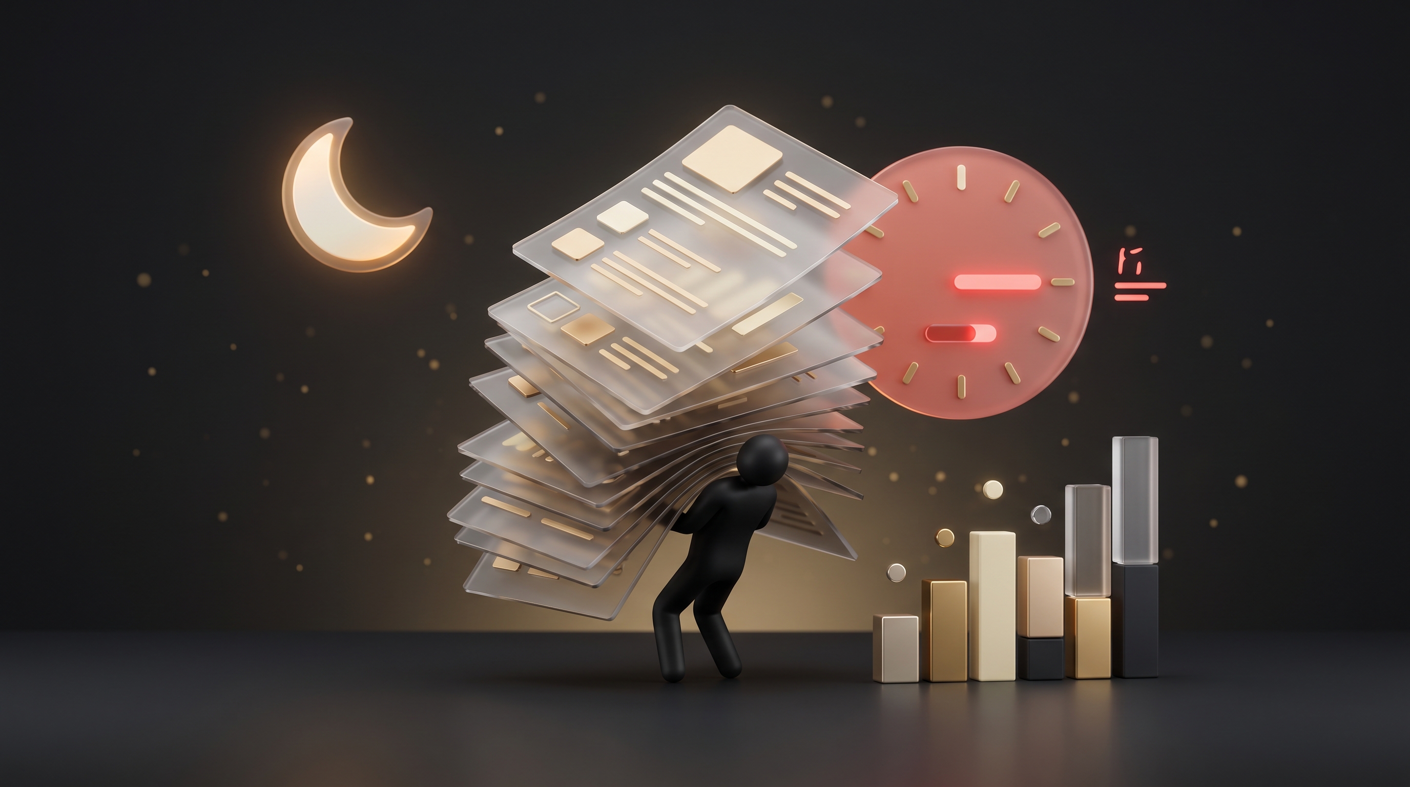 报表做到深夜，还是赶不上